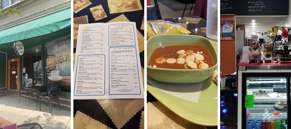 Barista Blues Cafe Menu