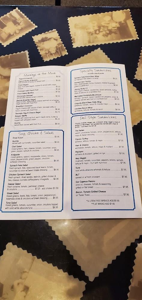 Barista Blues Cafe Menu image 1